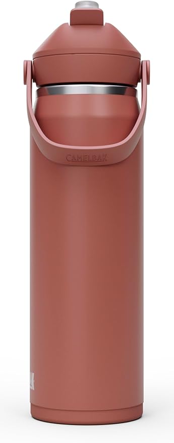 CamelBak Thrive Flip Straw Insulated Stainless Steel Water Bottle Sierra Red, 25oz