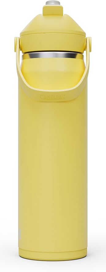 CamelBak Thrive Flip Straw Insulated Stainless Steel Water Bottle Yellow Bloom, 25oz