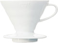 Hario V60 Ceramic Coffee Dripper, Size 01, White