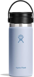 Hydro Flask Flex Sip Coffee Tumbler – Insulated Stainless Steel, Non Spill, Leak Proof Travel Coffee Cup 16 Oz Surf Blue