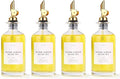Molimoli Glass Olive Oil Cruet Set - 350ml Bottles With Weighted Pourers, Set of 4