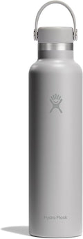 Hydro Flask Water Bottle - Insulated Stainless Steel - Non Spill, Leakproof in 24 Oz Birch Gray