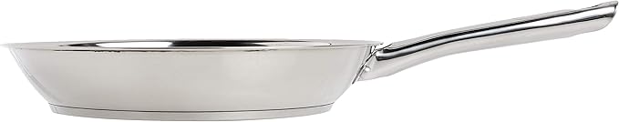 T-fal Performa Stainless Steel Sauté Pan 10.5 Inch Oven Broiler Safe 500F Cookware, Pots and Pans, Dishwasher Safe Silver