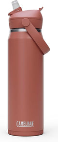 CamelBak Thrive Flip Straw Insulated Stainless Steel Water Bottle Sierra Red, 25oz