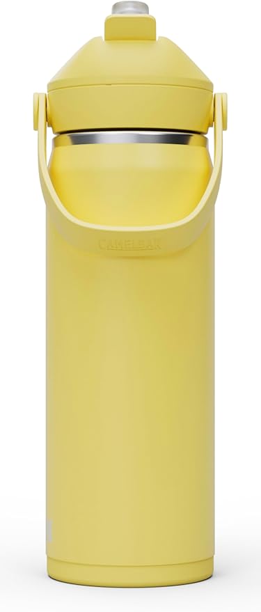 CamelBak Thrive Flip Straw Insulated Stainless Steel Water Bottle Yellow Bloom, 20oz