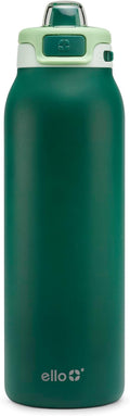 Ello Pop & Fill Stainless Steel Water Bottle with Quick Fill Technology, Double Walled Vacuum Insulated Metal, Leak Proof Locking Lid, Sip & Chug, BPA Free, Holiday Gift for Him Her, 22oz, 32oz, 40oz