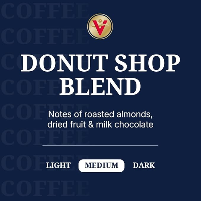 Victor Allen's Coffee Donut Shop Blend, Medium Roast, 42 Count, Single Serve Coffee Pods for Keurig K-Cup Brewers