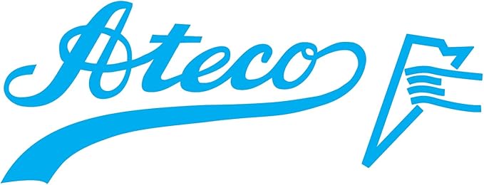 Ateco 1303 Bowl Scraper Set, Flexible Food-safe Plastic, White, 6-Pieces (Pack of 2)