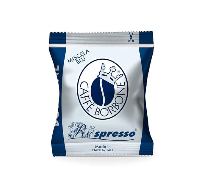 Caffè Borbone Blue Blend Nespresso Compatible Espresso Coffee Pods, 200 Count Espresso Pods