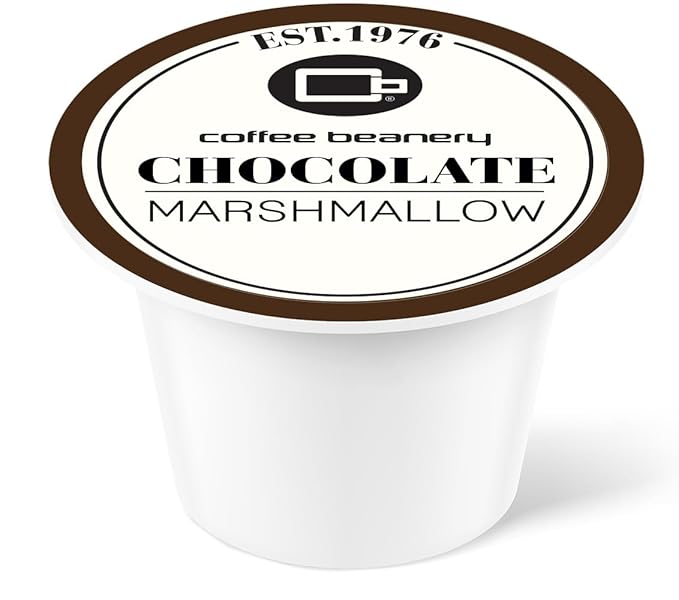 Coffee Beanery Chocolate Marshmallow Pods | 48ct Bulk Flavored Medium Roast | 100% Specialty Arabica | Gourmet Coffee