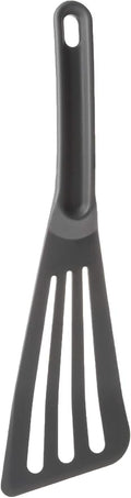 Mercer Culinary Hell's Tools Hi-Heat Slotted Spatula, 12 Inch x 3.5 Inch, Gray