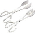 Stainless Steel Buffet Tongs - Set of 2, 10.3'