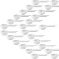 1 Tablespoon Measure Spoon Short Handle Scoops for Canisters by powbab. Made in USA. Dual Use Powder Measure for 1 Teaspoon up to 1 Tablespoon Scoop. Protein, Spices, Coffee Scoop. BPA Free (25 count)
