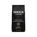 Shock Coffee Naturally Bold | Extra High Caffeine Strong Coffee | Medium Dark Roast Ground | Premium Arabica | 8 ounce