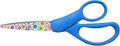 Westcott Fun and Fashionable Student Scissors for Ages 12+, Stainless Steel Floral-Printed Blades, Back-to-School, School Supplies, Classroom Supplies, 7-Inch