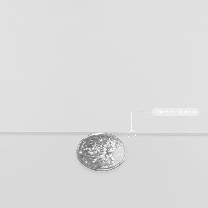 Leather Table Cover,1.8mm Thick,36x60 Inch Table Protector,Table Protector for Dining Room Table,Dining Table Cover，Dining Table Cover Protector(Grayish White+Grayish White,36x60)
