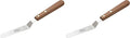 Ateco 1385 Offset Spatula with 4.5-Inch Stainless Steel Blade, Wood Handle, 4.5 Inch, natural (Pack of 2)