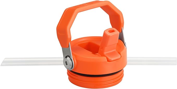 STANLEY IceFlow Flip Straw 2.0 Water Bottle 24 OZ | Built-In Straw with Larger Opening | Lightweight & Leak-Resistant | Insulated Stainless Steel | BPA-Free | Tigerlily Plum