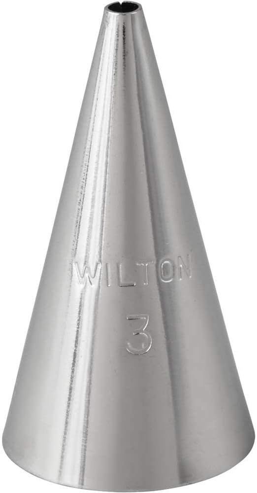 Wilton Decorating Piping Tip, No 3 - Round