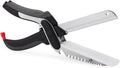 Vegetable Scissors Slicer Cutter,Quick Release/Install Kitchen Shears Cutting Board Knife Combo for Veggie,Carrots,cucumbers,potatoes,Barbecue Dishwasher Safe (Black)
