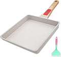 Nonstick Tamagoyaki Pan Large, Japanese Omelette Square Egg Pan Nonstick, Detachable Handle, PFAS & PFOA-Free, Oven Safe