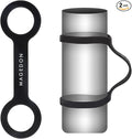 (2 pack) Water Bottle Carrier Grip,Water Handle Grip,Cup Strap, soft band holder strap makes any bottle handheld. For Running Bike, gym or jogging