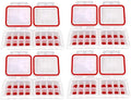 IceTopper Plus Ice Cube Tray with 2 Attached Lids - Easy Release Ice Cube Molds, 16 Cubes per Tray, Stackable & Dishwasher Safe, 100% Food Grade Silicone, BPA Free & Recyclable (4 Pack)