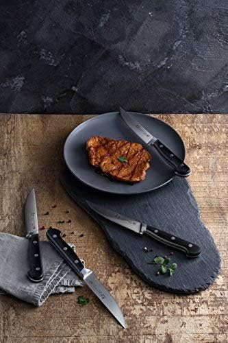 Cangshan TV2 Series 1022889 Swedish 14C28N Steel Forged 4-Piece Steak Knife Set