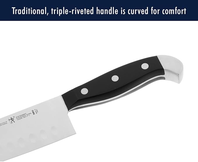 HENCKELS Premium Quality 12-Piece Statement Knife Set with Block, Razor-Sharp, German Engineered Informed by over 100 Years of Masterful Knife Making, Lightweight and Strong, Dishwasher Safe