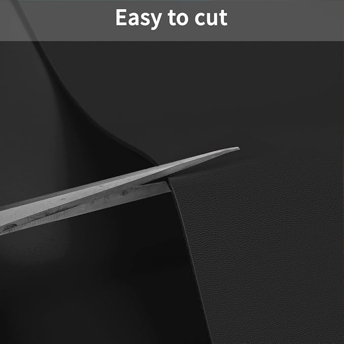 Leather Dresser Cover,1.8mm Thick,14x80 Inch,Dresser Protector Top,Dresser Top Protector,Dresser Cover Top,Dresser Top Cover,Desk Mat.(Black+Black,14x80)