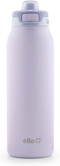 Ello Pop & Fill Stainless Steel Water Bottle with Quick Fill Technology, Double Walled Vacuum Insulated Metal, Leak Proof Locking Lid, Sip & Chug, BPA Free, Holiday Gift for Him Her, 22oz, 32oz, 40oz