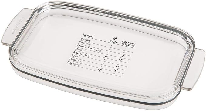 Progressive Berry ProKeeper, 1.2-Quart, Strawberries, Blueberry, Fruit Vegetable Container,Black