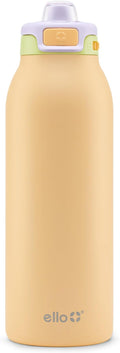 Ello Pop & Fill Stainless Steel Water Bottle with Quick Fill Technology, Double Walled Vacuum Insulated Metal, Leak Proof Locking Lid, Sip & Chug, BPA Free, Holiday Gift for Him Her, 22oz, 32oz, 40oz
