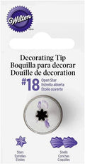 Wilton Decorating Piping Tip, No 18 - Star
