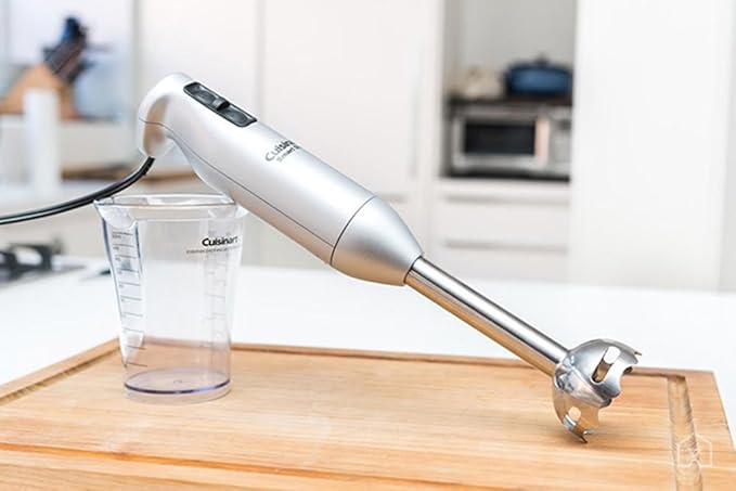 Cuisinart CSB-75BC Smart Stick 200 Watt 2 Speed Hand Blender, Brushed Chrome
