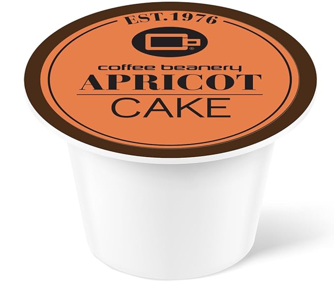 Apricot Cake Coffee Pods by Coffee Beanery | 192ct Bulk Flavored Coffee Pods Medium Roast Coffee