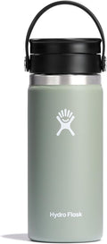 Hydro Flask Flex Sip Coffee Tumbler – Insulated Stainless Steel, Non Spill, Leak Proof Travel Coffee Cup 16 Oz Agave Green