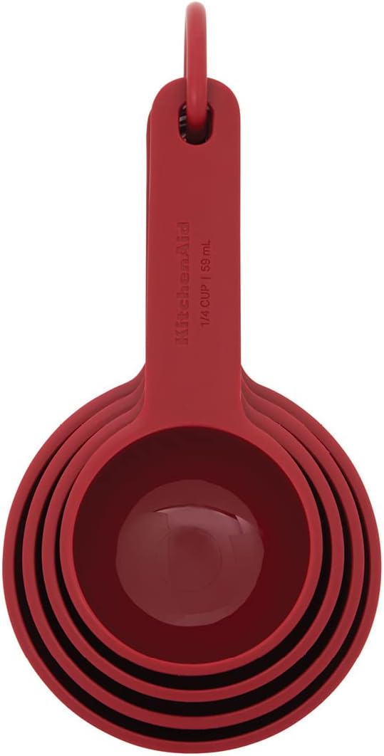 KitchenAid Universal Measuring Cup Set, 4-Piece, Empire Red