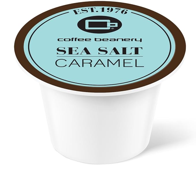 Sea Salt Caramel Coffee Pods by Coffee Beanery | 12ct Medium Roast Arbica Coffee