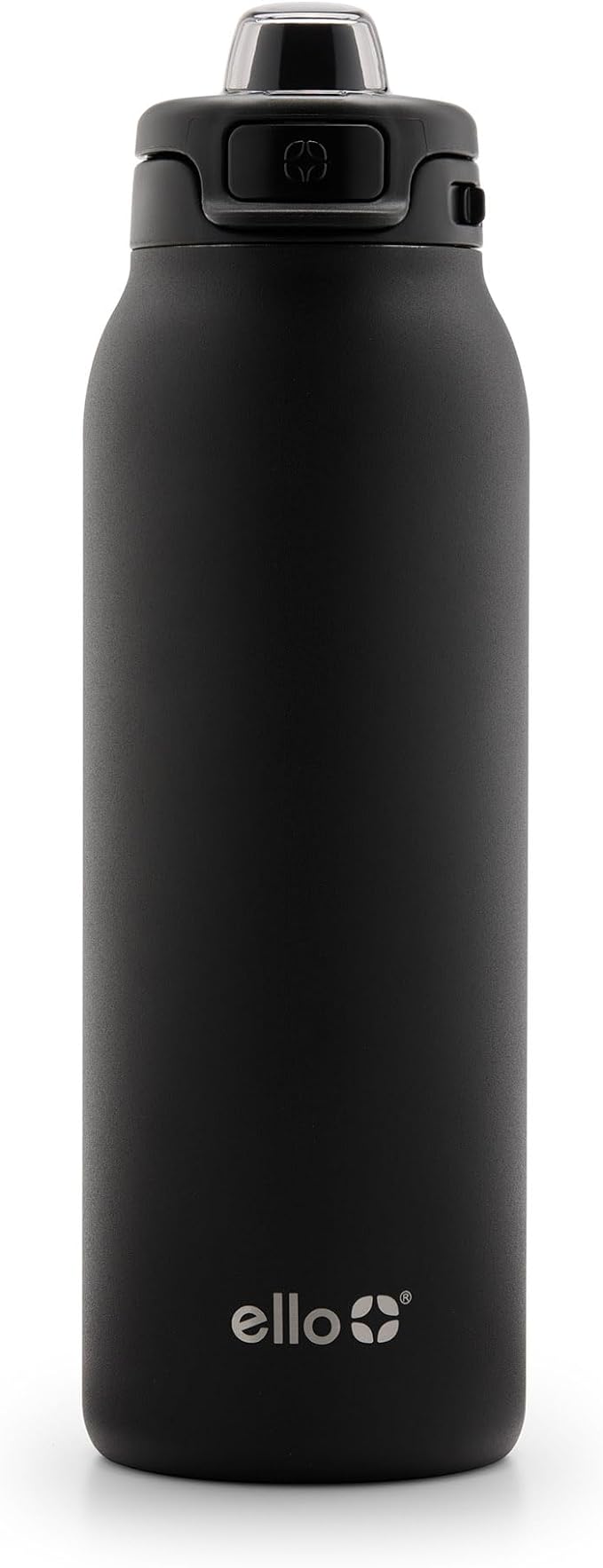 Ello Pop & Fill Stainless Steel Water Bottle with Quick Fill Technology, Double Walled Vacuum Insulated Metal, Leak Proof Locking Lid, Sip & Chug, BPA Free, Holiday Gift for Him Her, 22oz, 32oz, 40oz