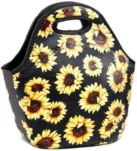 Neoprene Lunch Bag for Women Insulated Lunch Tote Bags Washable Lunch Container Box for Work Picnic Lightweight Meal Prep Bags for Men