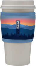 Sok It HotSok Coffee & Tea Reusable Insulated Neoprene Cup Sleeve (Blue Ridge)