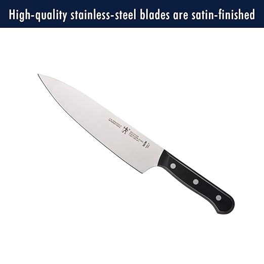 HENCKELS Solution Razor-Sharp 16-pc Knife Set, Chef Knife, Bread Knife, Steak Knife, German Engineered Informed by 100+ Years of Mastery