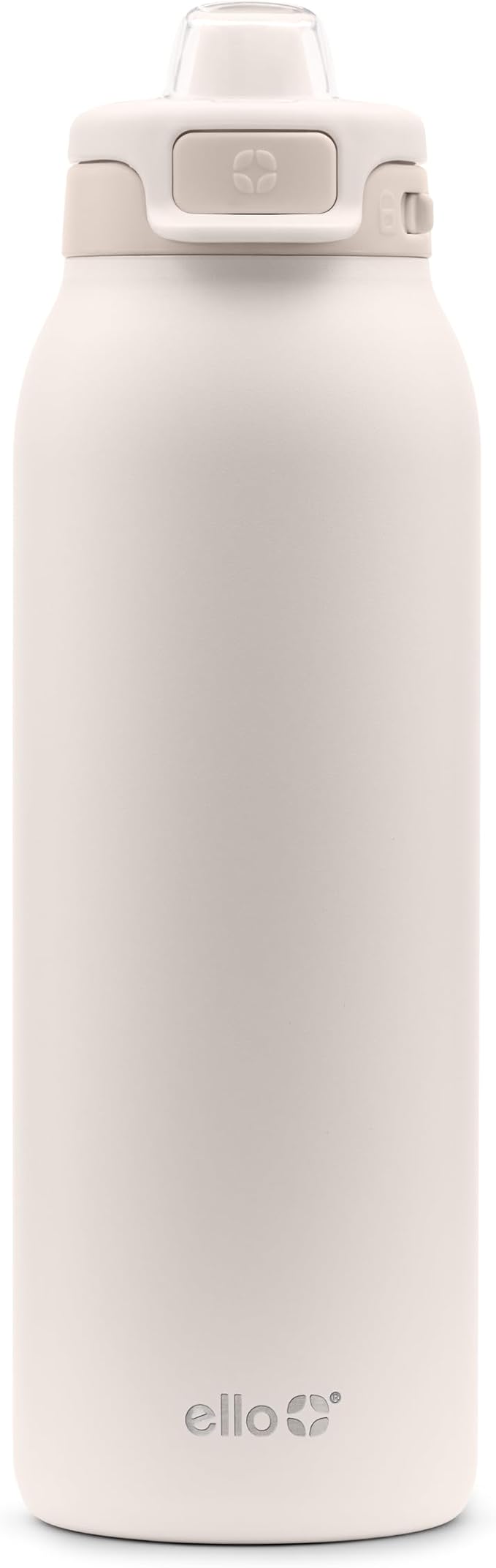 Ello Pop & Fill Stainless Steel Water Bottle with Quick Fill Technology, Double Walled Vacuum Insulated Metal, Leak Proof Locking Lid, Sip & Chug, BPA Free, Holiday Gift for Him Her, 22oz, 32oz, 40oz