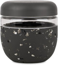 W&P Porter Seal Tight Glass Food Storage Container with Lid, Terrazzo Charcoal 24oz, Leak & Spill Proof Meal Prep Container, Microwave & Dishwasher Safe, Borosilicate Glass