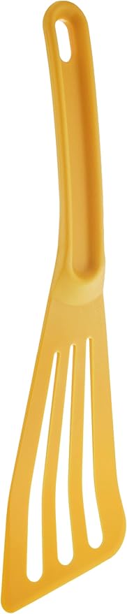 Mercer Culinary Hell's Tools Hi-Heat Slotted Spatula, 12 Inch x 3.5 Inch, Yellow