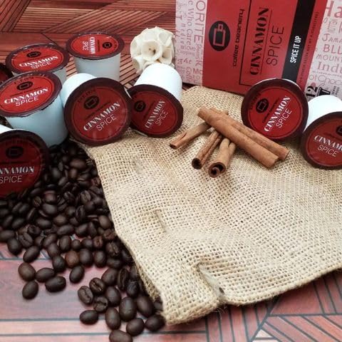 Cinnamon Spice Coffee Pods by Coffee Beanery | 12ct Medium Roast Arbica Coffee