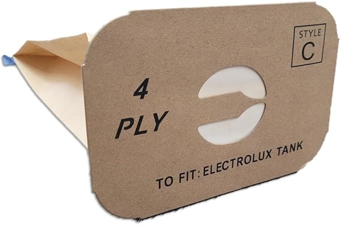 100 Replacement Bags Compatible with ELECTROLUX Type C - 4 PLY CANISTER VACUUM Cleaners