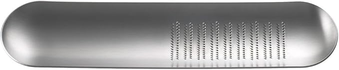 Yoshikawa Eatoko AS0012 Oros Grater, Silver, Width 1.8 x Depth 7.9 x Height 0.4 inches (4.5 x 20 x 1 cm)