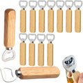 Wood Wine Bottle Opener, Beer Bottle Openers, Cider, Soft Drinks Bottle Opener for Home, Bar, Restaurant，Wedding Favors ，Wood Handle Handheld (set of 13)